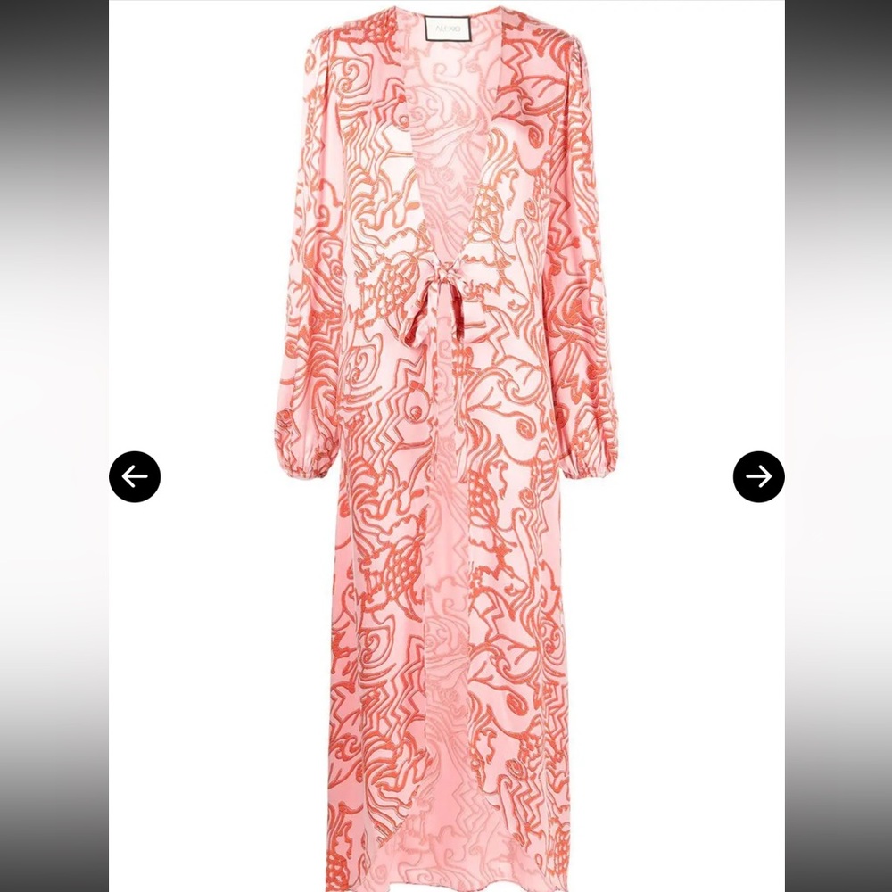 Alexis Setti Longline Kaftan Robe XS - Picture 4 of 8